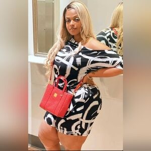 Stylish Black and White Jumpsuit Plus Size